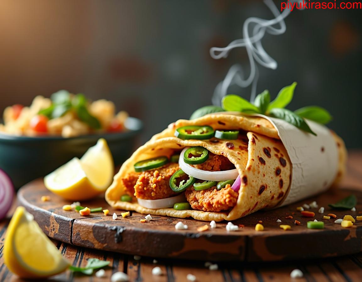 Chicken Kathi Roll